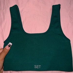 SET ACTIVE SCULPTFLEX BOX CUT BRA - MOJITO